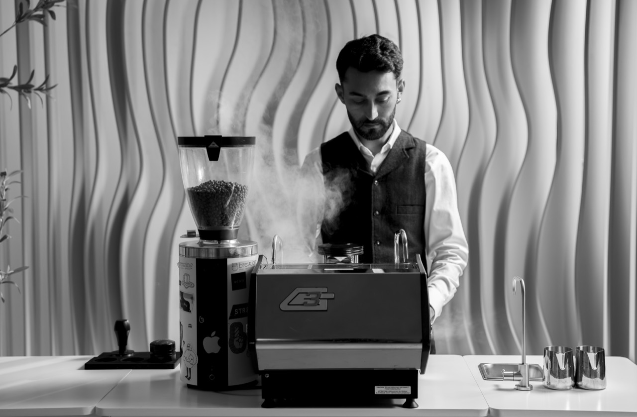 Professional espresso catering at a nonprofit gala in Los Angeles